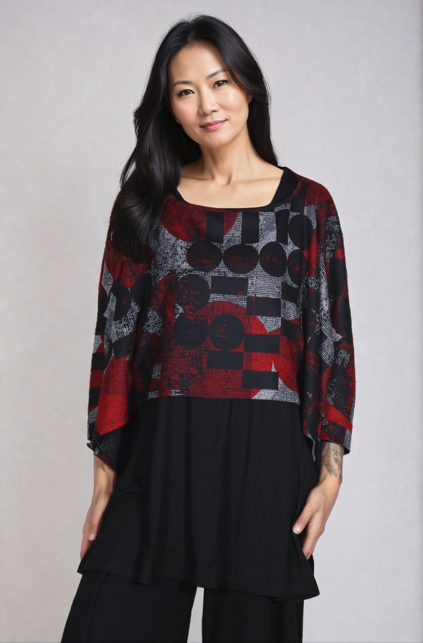 Kozan-Clothing-Grace-Top-Polyster-Spandex-Kandinsky-Multi-Pattern