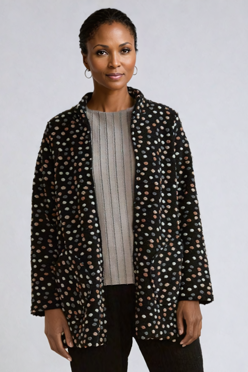 CutLoose-Clothing-Coat-Jacket-Black-Dots