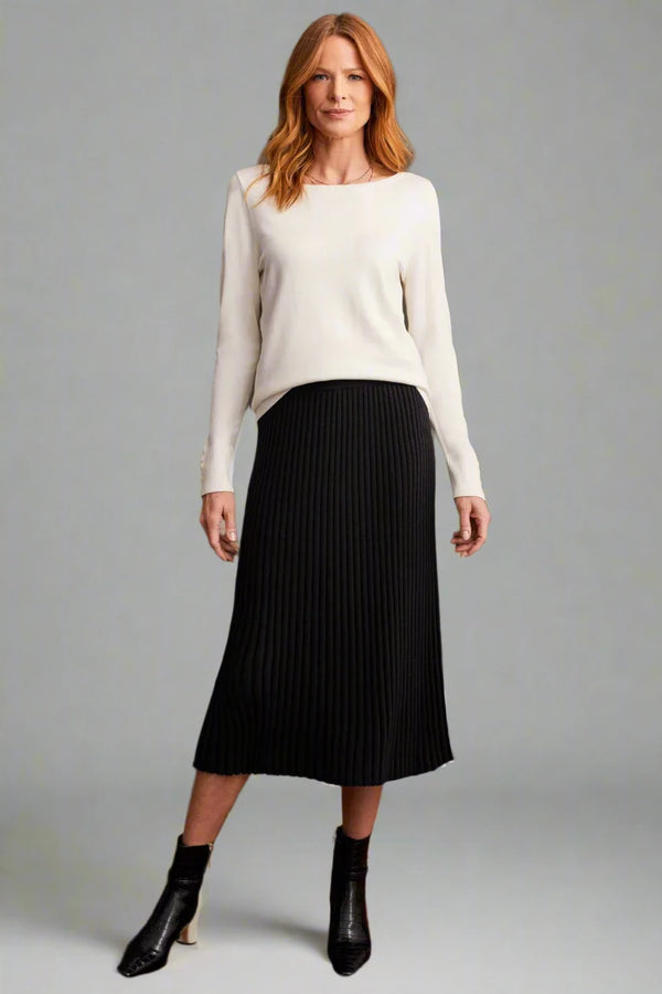 Mini Rib Sweater Skirt