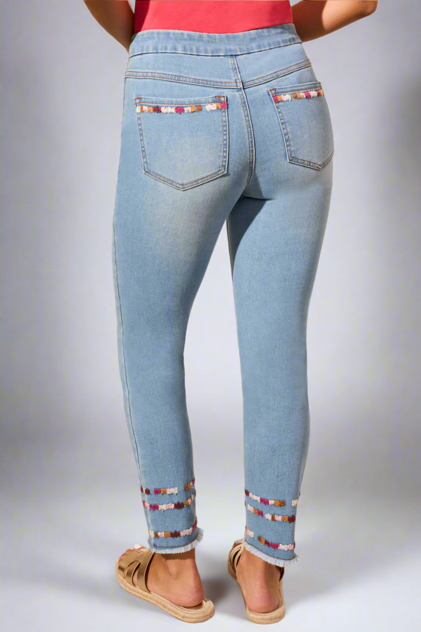 Audrey Pull on Slim Ankle Jean